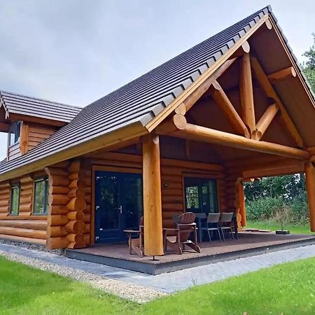 Unieke Houten Villa Met Sauna In Twente - 5P Den Ham Esterno foto