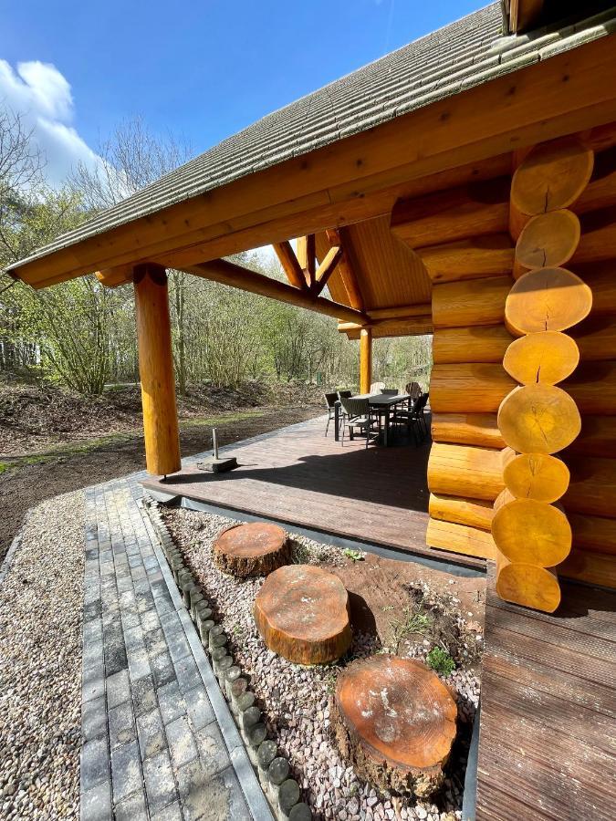 Unieke Houten Villa Met Sauna In Twente - 5P Den Ham Esterno foto