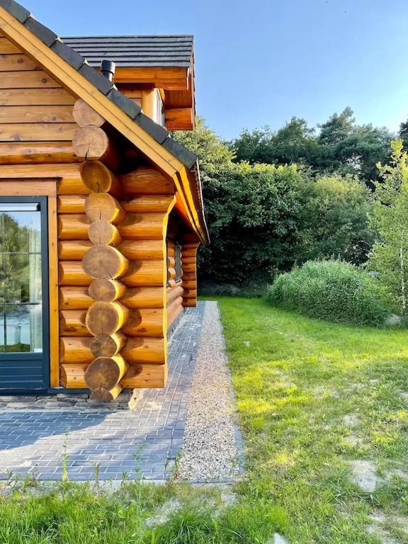 Unieke Houten Villa Met Sauna In Twente - 5P Den Ham Esterno foto